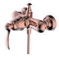 Multi-Function Brass Shower Valve And Handle Rose Gold